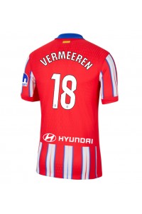 Fotbalové Dres Atletico Madrid Arthur Vermeeren #18 Domácí Oblečení 2024-25 Krátký Rukáv